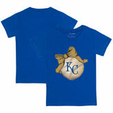 Kansas City Royals Tiny Turnip Youth Baseball Bow T-Shirt - MLB T-shirts