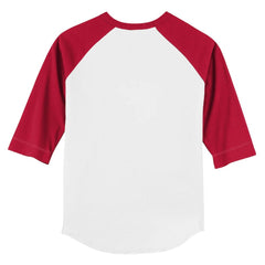 Philadelphia Phillies Tiny Turnip Youth Baseball Bow 3/4-Sleeve Raglan T-Shirt - MLB T-shirts