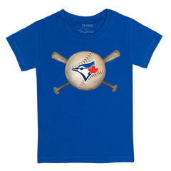 Toronto Blue Jays Tiny Turnip Youth Baseball Cross Bats T-Shirt - MLB T-shirts