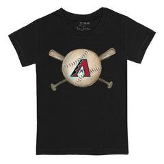 Arizona Diamondbacks Tiny Turnip Youth Baseball Cross Bats T-Shirt - MLB T-shirts