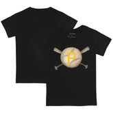 Pittsburgh Pirates Tiny Turnip Youth Baseball Cross Bats T-Shirt - MLB T-shirts