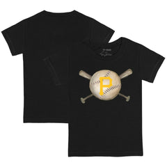 Pittsburgh Pirates Tiny Turnip Youth Baseball Cross Bats T-Shirt - MLB T-shirts