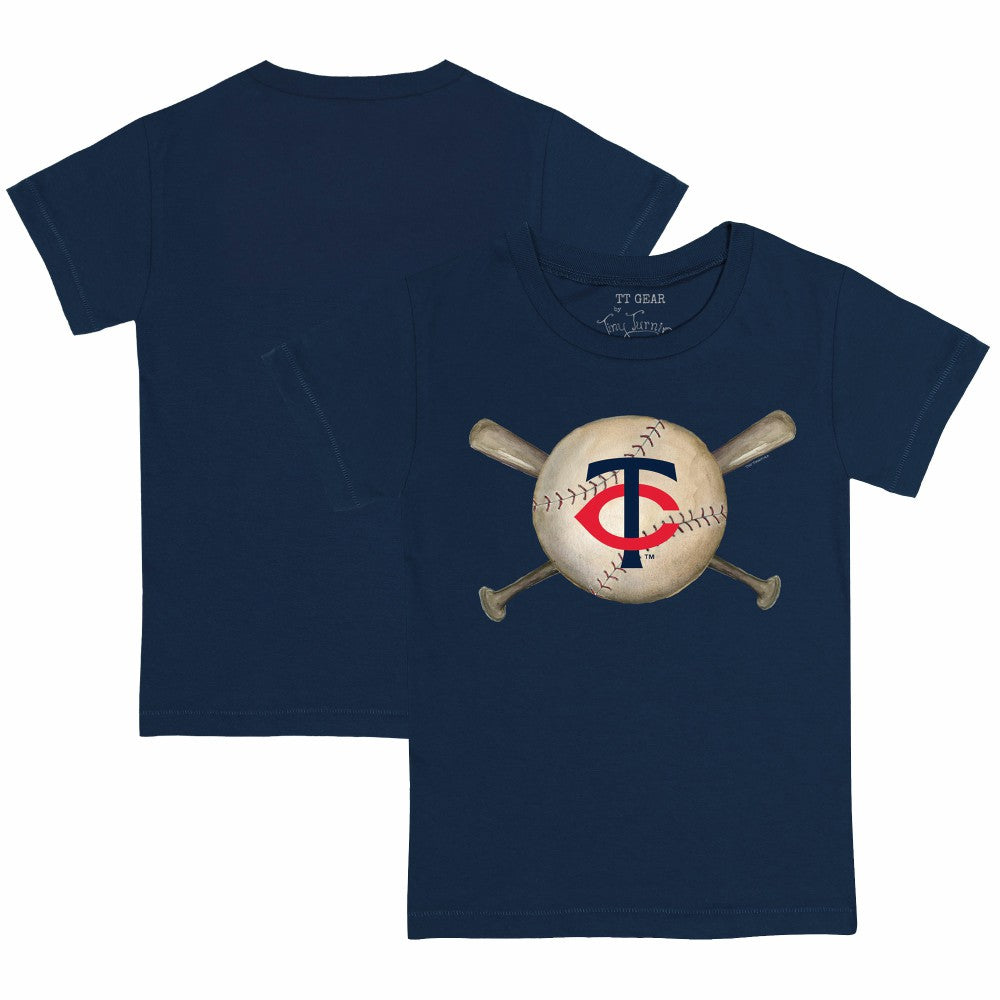 Minnesota Twins Tiny Turnip Youth Baseball Cross Bats T-Shirt - MLB T-shirts