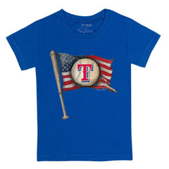 Texas Rangers Tiny Turnip Youth Baseball Flag T-Shirt - MLB T-shirts