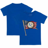 Kansas City Royals Tiny Turnip Youth Baseball Flag T-Shirt - MLB T-shirts