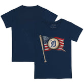 Detroit Tigers Tiny Turnip Youth Baseball Flag T-Shirt - MLB T-shirts