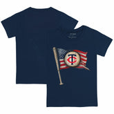 Minnesota Twins Tiny Turnip Youth Baseball Flag T-Shirt - MLB T-shirts