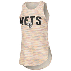 White Brooklyn Nets Concepts Sport Women's Sunray Tank Top | NBA