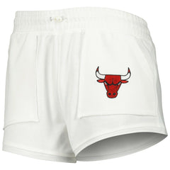 White Chicago Bulls Concepts Sport Women's Sunray Shorts | NBA
