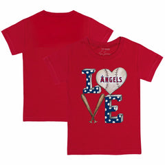 Los Angeles Angels Tiny Turnip Youth Baseball Love T-Shirt - MLB T-shirts