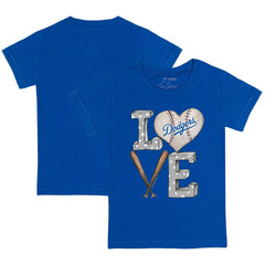 Los Angeles Dodgers Tiny Turnip Youth Baseball Love T-Shirt - MLB T-shirts