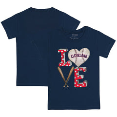 Cleveland Guardians Tiny Turnip Youth Baseball Love T-Shirt - MLB T-shirts