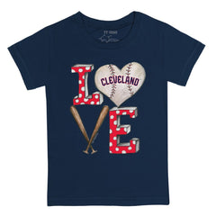 Cleveland Guardians Tiny Turnip Youth Baseball Love T-Shirt - MLB T-shirts