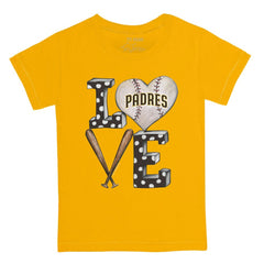 San Diego Padres Tiny Turnip Youth Baseball Love T-Shirt - MLB T-shirts