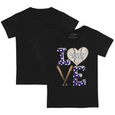 Colorado Rockies Tiny Turnip Youth Baseball Love T-Shirt - MLB T-shirts