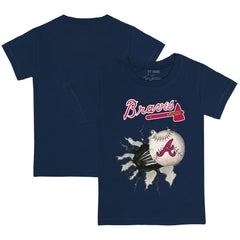 Atlanta Braves Tiny Turnip Youth Baseball Tear T-Shirt - MLB T-shirts