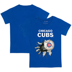 Chicago Cubs Tiny Turnip Youth Baseball Tear T-Shirt - MLB T-shirts
