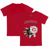 Cincinnati Reds Tiny Turnip Youth Baseball Tear T-Shirt - MLB T-shirts