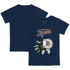 Detroit Tigers Tiny Turnip Youth Baseball Tear T-Shirt - MLB T-shirts