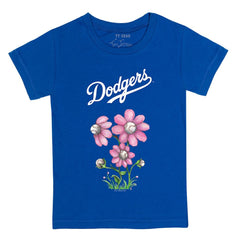 Los Angeles Dodgers Tiny Turnip Youth Blooming Baseballs T-Shirt - MLB T-shirts