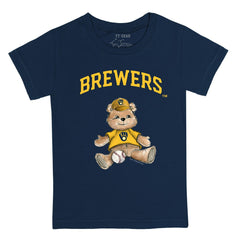 Milwaukee Brewers Tiny Turnip Youth Teddy Boy T-Shirt - MLB T-shirts