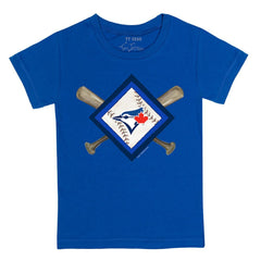 Toronto Blue Jays Tiny Turnip Youth Diamond Cross Bats T-Shirt - MLB T-shirts