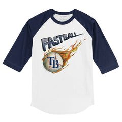 Tampa Bay Rays Tiny Turnip Youth Fastball 3/4-Sleeve Raglan T-Shirt - MLB T-shirts