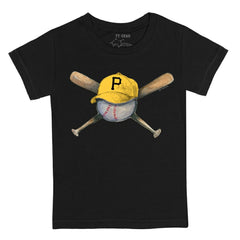 Pittsburgh Pirates Tiny Turnip Youth Hat Crossbats T-Shirt - MLB Hats