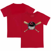 Cincinnati Reds Tiny Turnip Youth Hat Crossbats T-Shirt - MLB Hats