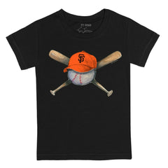 San Francisco Giants Tiny Turnip Youth Hat Crossbats T-Shirt - MLB Hats