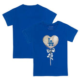 Los Angeles Dodgers Tiny Turnip Youth Heart Lolly T-Shirt - MLB T-shirts