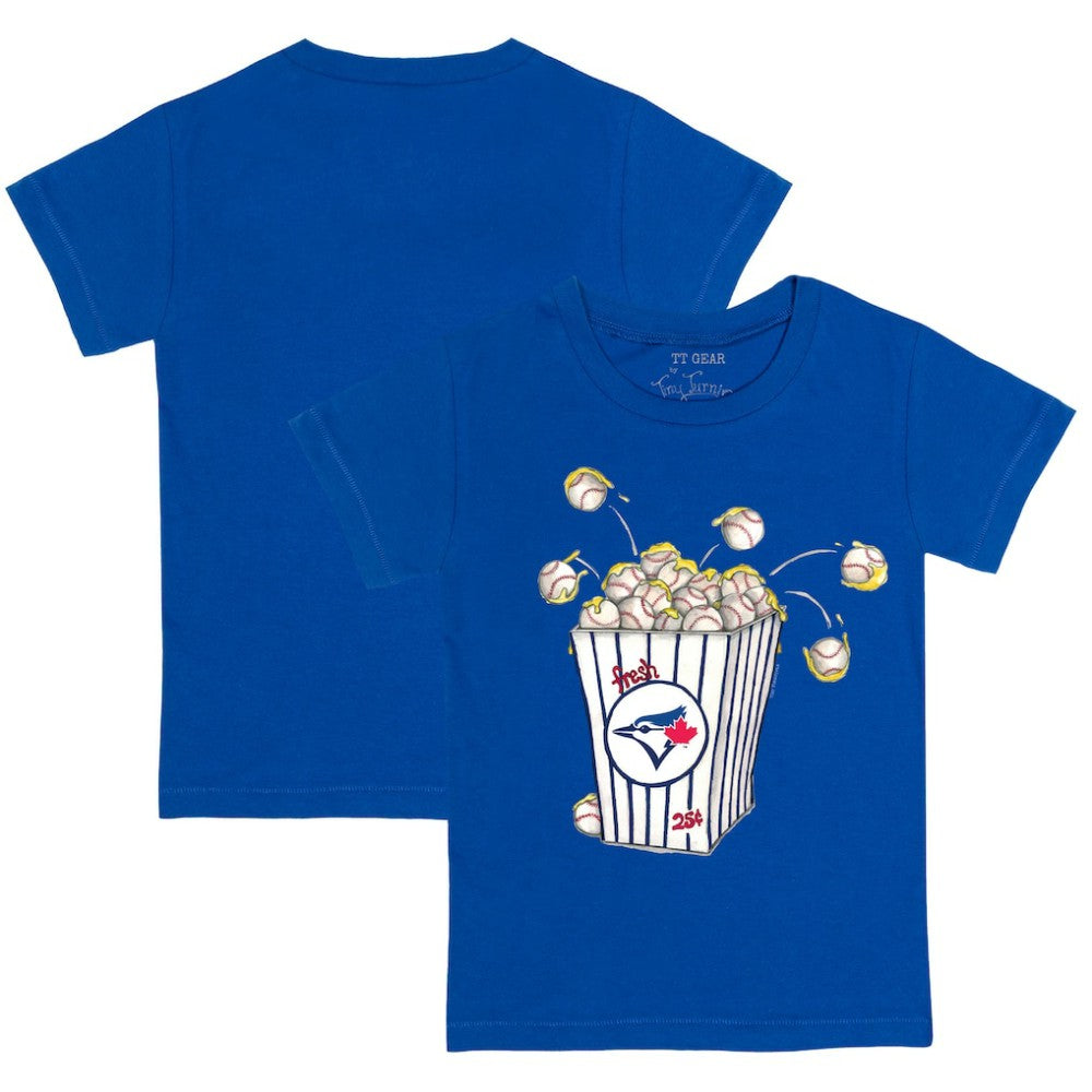 Toronto Blue Jays Tiny Turnip Youth Popcorn T-Shirt - MLB T-shirts