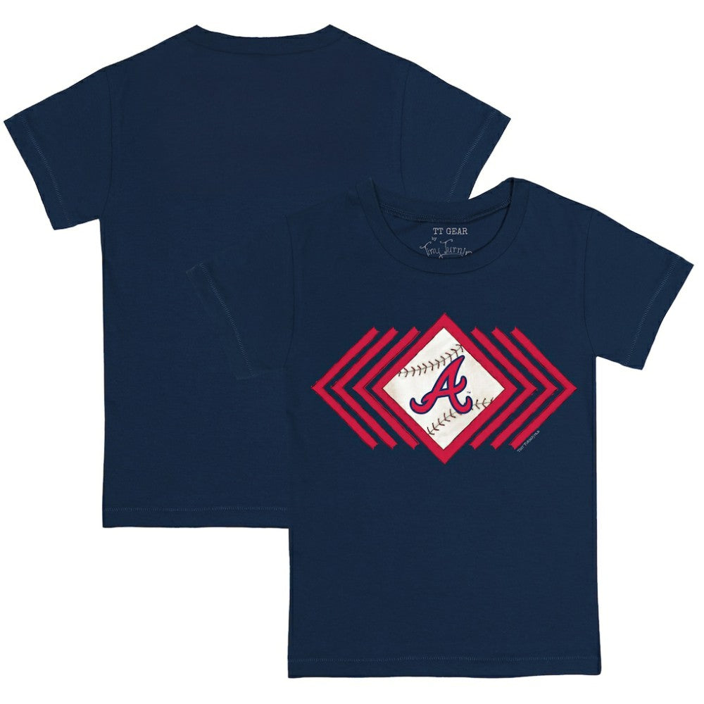 Atlanta Braves Tiny Turnip Youth Prism Arrows T-Shirt - MLB T-shirts