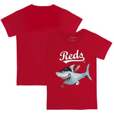 Cincinnati Reds Tiny Turnip Youth Shark T-Shirt - MLB T-shirts