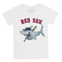 Boston Red Sox Tiny Turnip Youth Shark Logo T-Shirt - MLB T-shirts