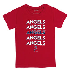 Los Angeles Angels Tiny Turnip Youth Stacked T-Shirt - MLB T-shirts