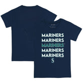 Seattle Mariners Tiny Turnip Youth Stacked T-Shirt - MLB T-shirts