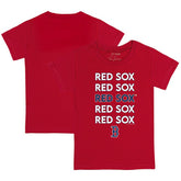 Boston Red Sox Tiny Turnip Youth Stacked T-Shirt - MLB T-shirts