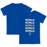 Kansas City Royals Tiny Turnip Youth Stacked T-Shirt - MLB T-shirts