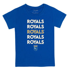 Kansas City Royals Tiny Turnip Youth Stacked T-Shirt - MLB T-shirts