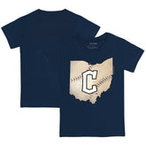 Cleveland Guardians Tiny Turnip Youth State Outline T-Shirt - MLB T-shirts