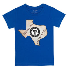 Texas Rangers Tiny Turnip Youth State Outline T-Shirt - MLB T-shirts