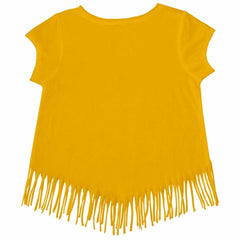 San Diego Padres Tiny Turnip Girls Youth Stitched Baseball Fringe T-Shirt - MLB T-shirts