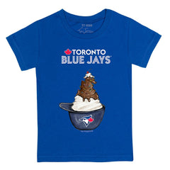 Toronto Blue Jays Tiny Turnip Youth Sundae Helmet T-Shirt - MLB T-shirts