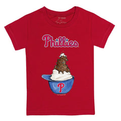 Philadelphia Phillies Tiny Turnip Youth Sundae Helmet T-Shirt - MLB T-shirts