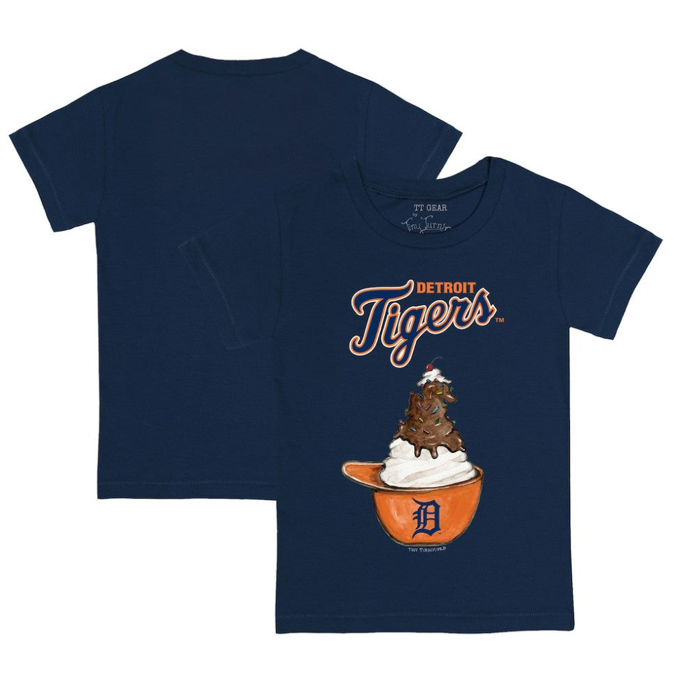 Detroit Tigers Tiny Turnip Youth Sundae Helmet T-Shirt - MLB T-shirts