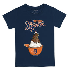 Detroit Tigers Tiny Turnip Youth Sundae Helmet T-Shirt - MLB T-shirts