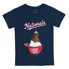 Washington Nationals Tiny Turnip Youth Sundae Helmet T-Shirt - MLB T-shirts
