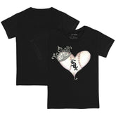 Chicago White Sox Tiny Turnip Youth Tiara Heart T-Shirt - MLB T-shirts