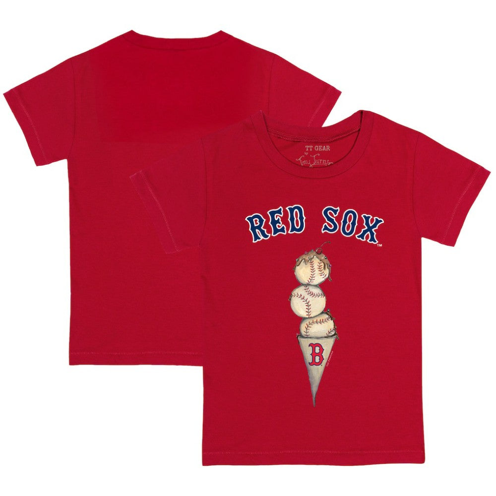 Boston Red Sox Tiny Turnip Youth Triple Scoop T-Shirt - MLB T-shirts